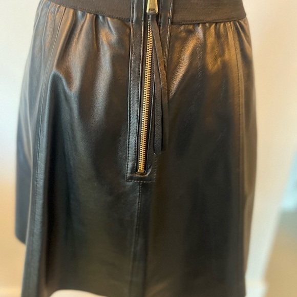 Y.A.S Black Faux Leather Skirt - Picture 4 of 15